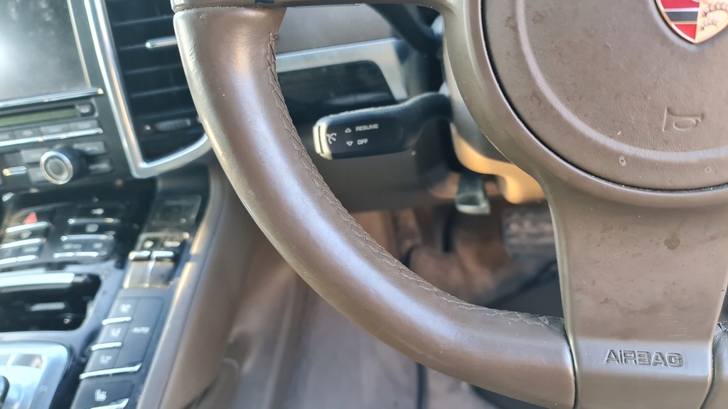 фото №8, Воздуховод трёхспицевая porsche cayenne 7p коричневый