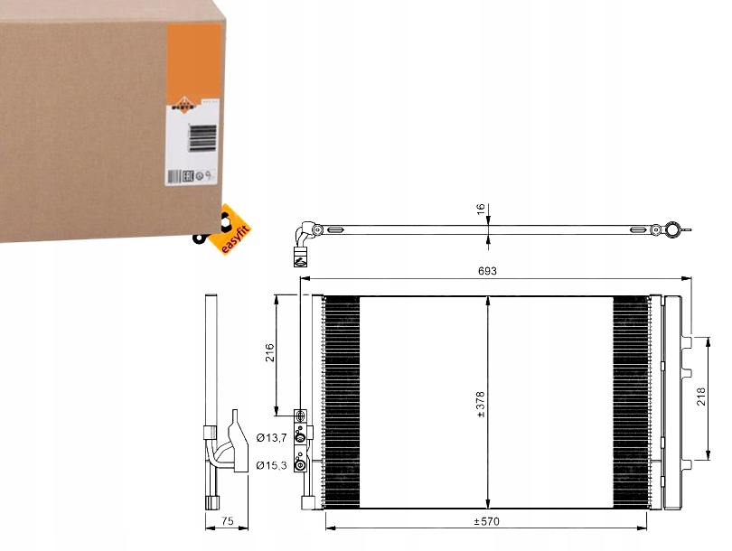 фото №1, Nrf 350036 конденсатор, кондиціонер