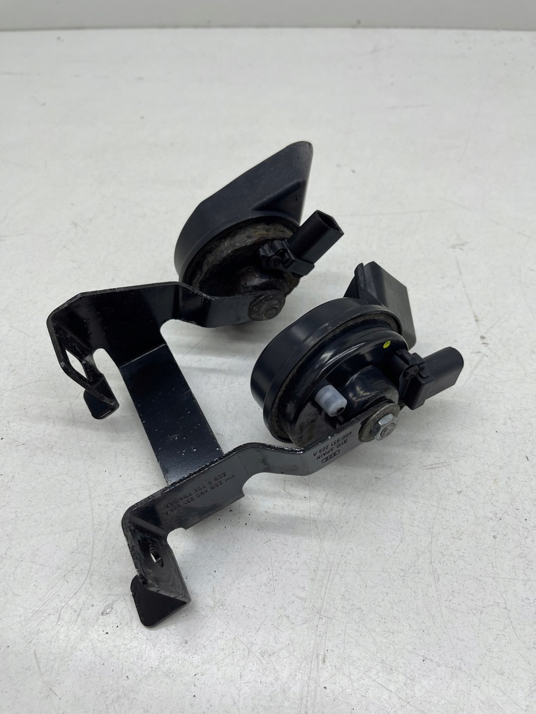 фото №11, Audi a6 c7 клаксон сигнал сигнал звуковой + кронштейн комплект!