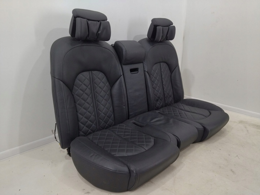 фото №13, Оббивка сидіння перед заднє сидіння задня шкіра ромби audi a8 s8 d4 2010-2018r