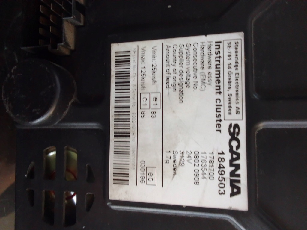 фото №2, Scania r счетчик приборы