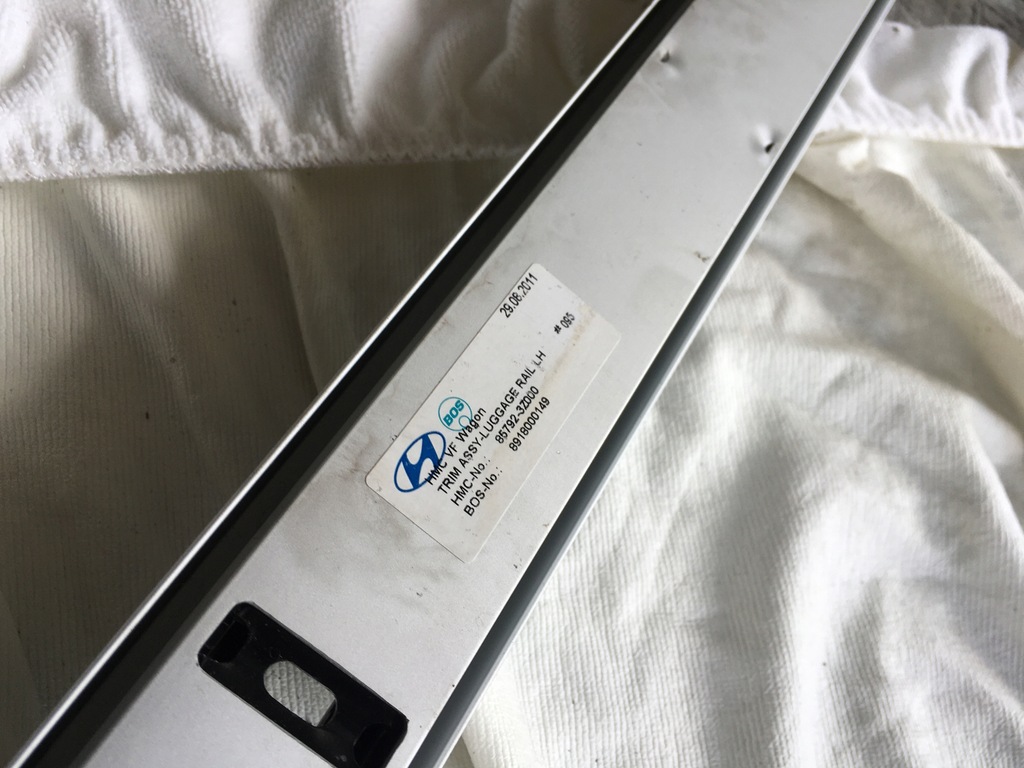 фото №7, Hyundai i40 11-19 kombi органайзер перегородка багажника поперечины комплект