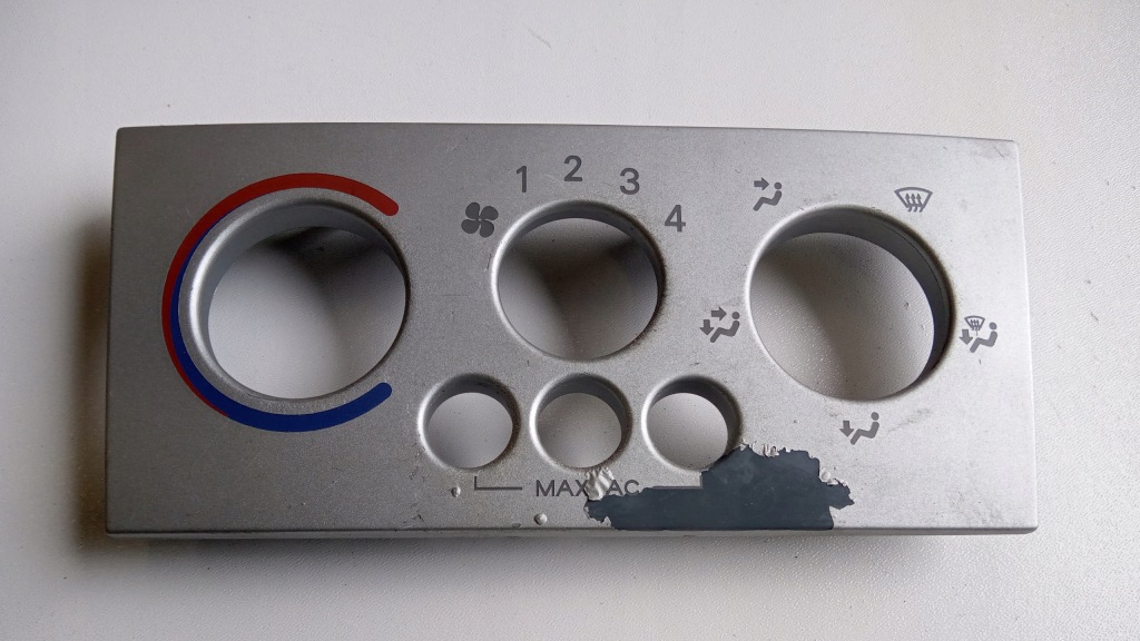 фото №2, Рамка захист панель обдув кондиціонер opel meriva a