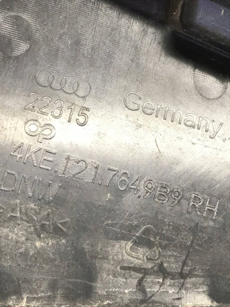 фото №6, Audi e-tron воздуховод воздуха przy бампере перед правая 4ke1217649b9