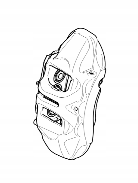 фото №1, Суппорт тормозной левый перед polestar