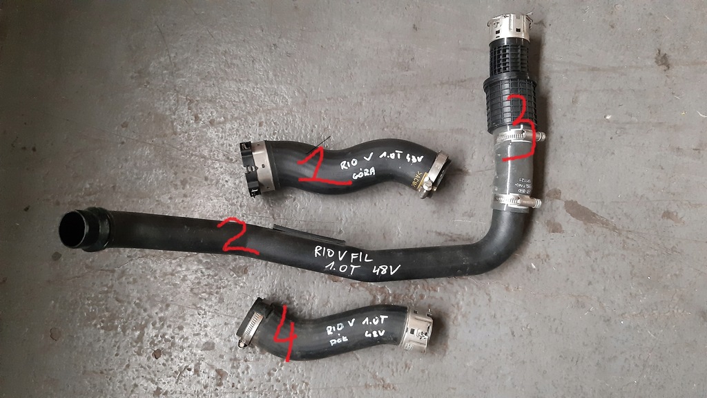 фото №1, Kia rio iv v lift 2020- 1.0t 48v waz шланг труба