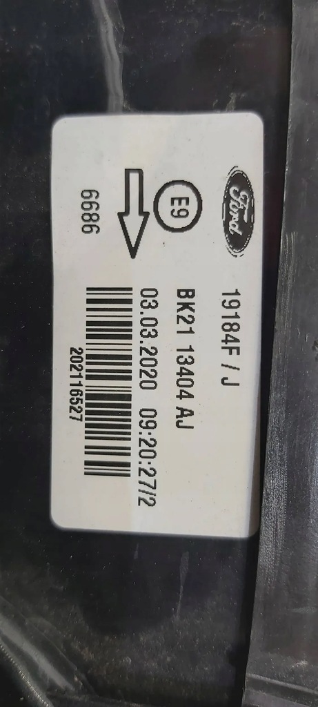 фото №6, Лампа права задня задня ford transit custom mk1 bk2113404aj