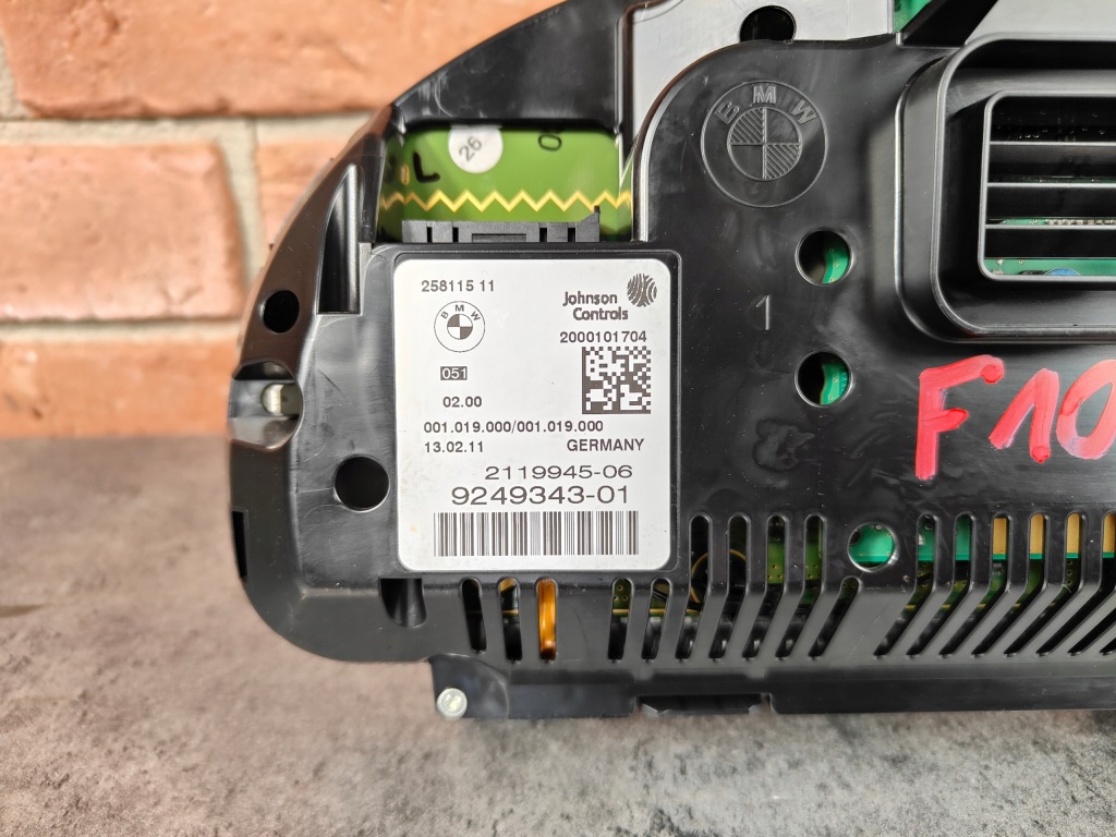 фото №8, Bmw 5 f10 f11 счетчик приборы бензин usa 9249343