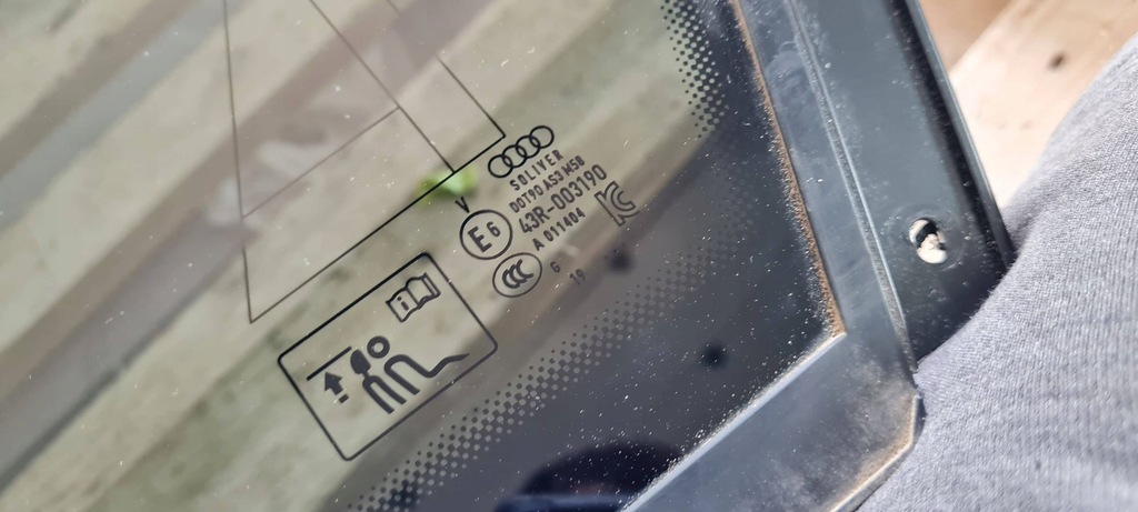 фото №6, Sq8 q8 rsq8 скло кузовна права правий задня black 19r 4m8845298p