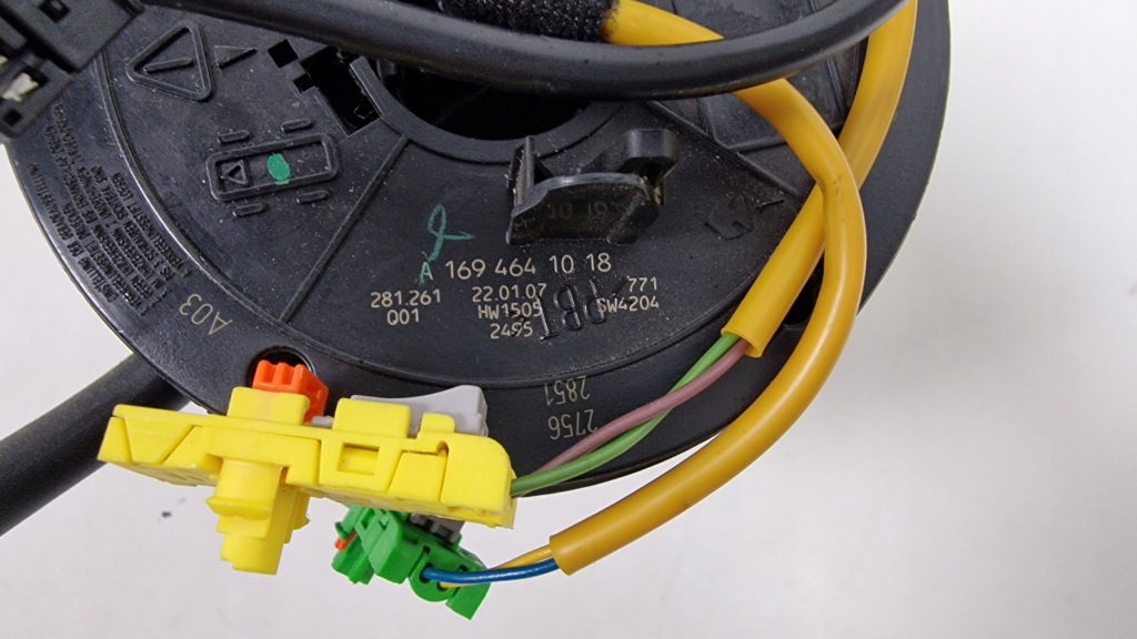 фото №13, Mercedes w203 перемикач стрічка шлейф a2035408145 датчик kąta повороту