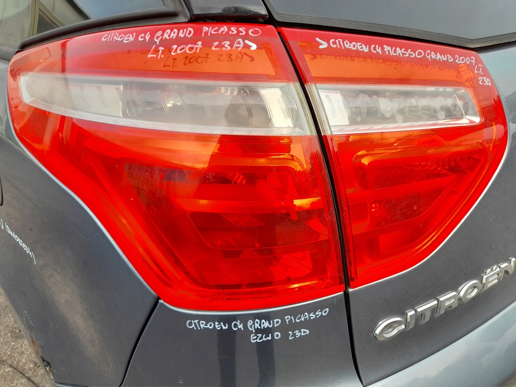 фото №9, Citroen c4 grand picasso лампа лівий задня ліва задня крила