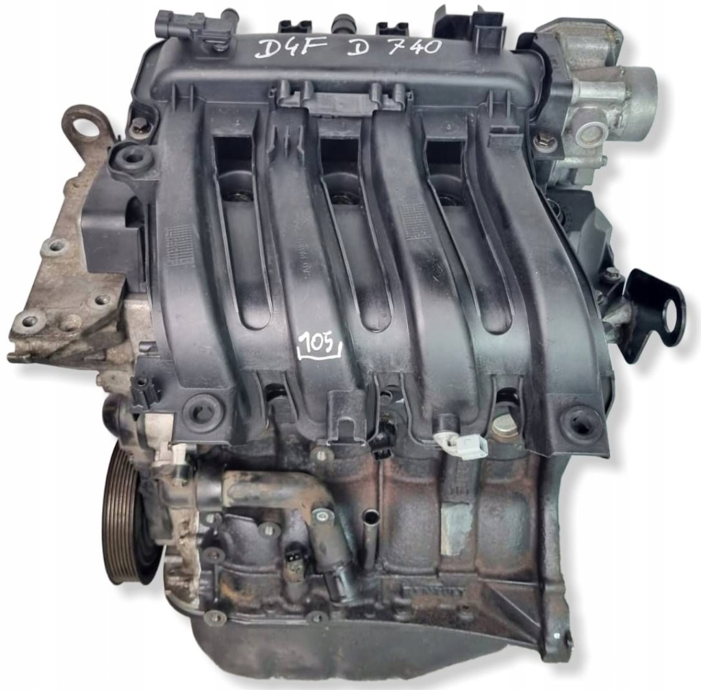 Купить Двигатель комплектный  renault 1.2 16v clio 3 iv d4f d740 97tyś mil sprawdzany