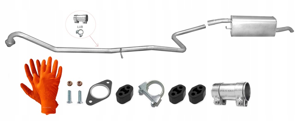 фото №1, Ford fusion 1.4 tdci 2002-2012 труба гасник кінцевий