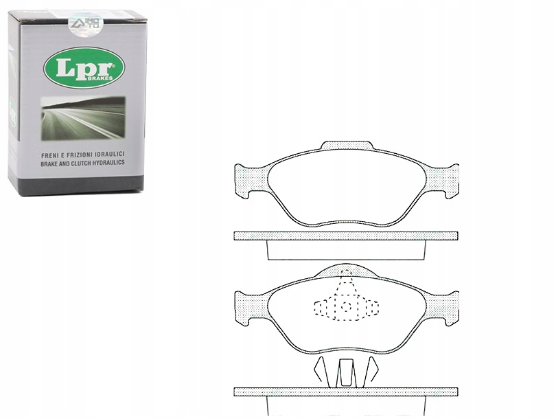 фото №1, Lpr 05p1088 набір гальмівних колодок гальмівних, гальма дискові