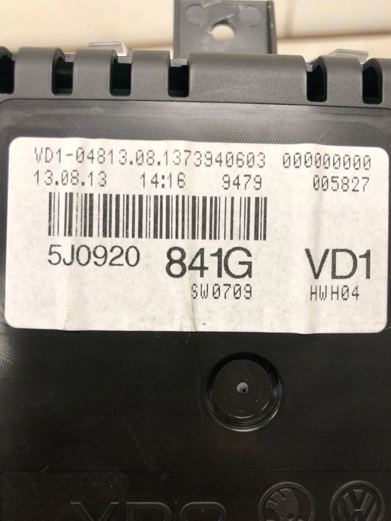 фото №5, Счетчик приборы skoda fabia ii lift 5j0920841g