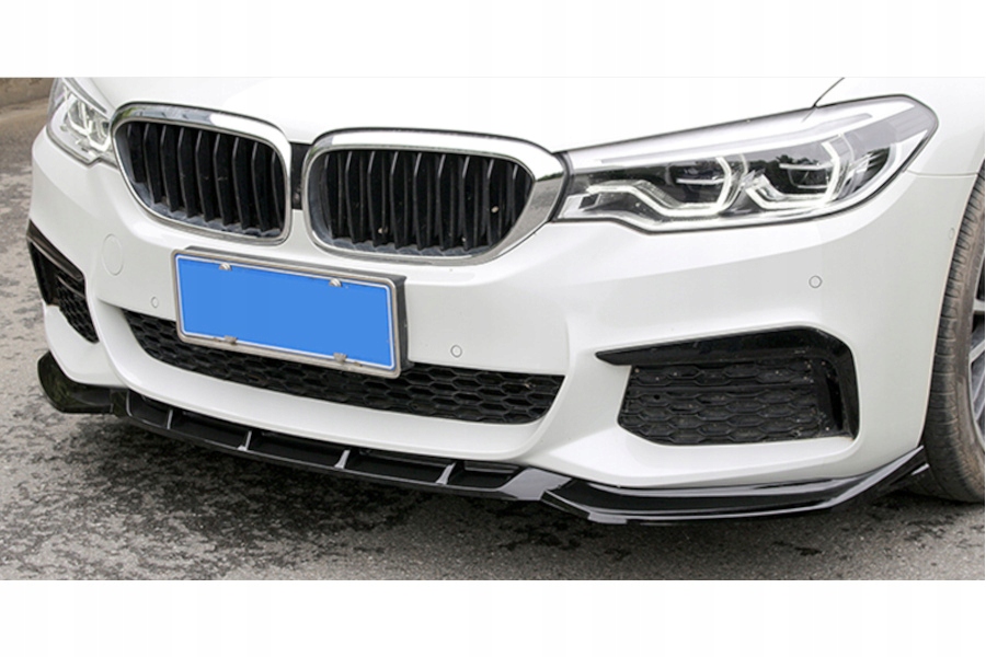 фото №9, Накладка бампера передний do bmw 5 g30 g31 2017+ abs чёрный блеск