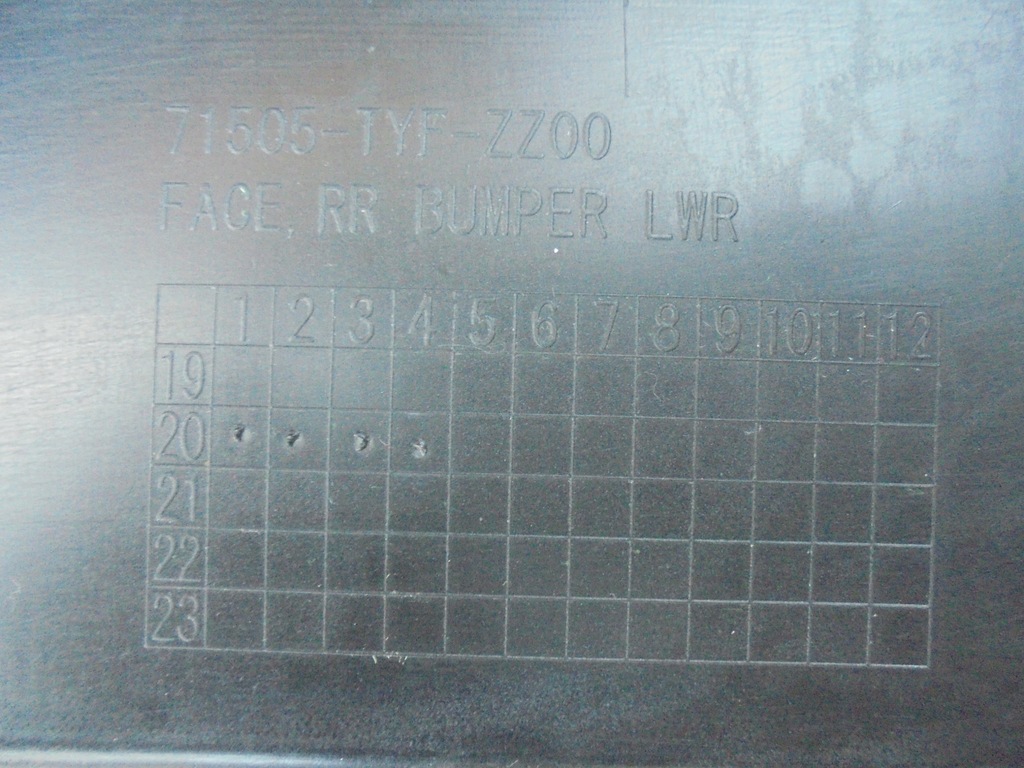 фото №8, Диффузор задний спойлер honda e 2019-2024r electric