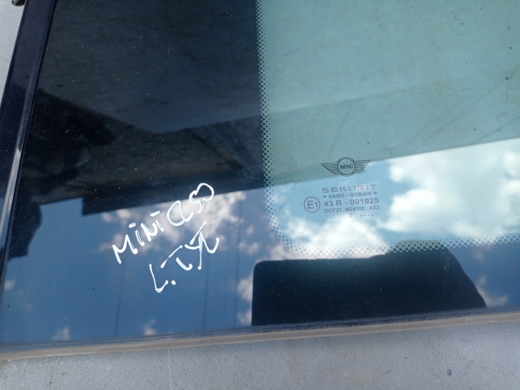 фото №2, Стекло левая задняя mini cooper r50