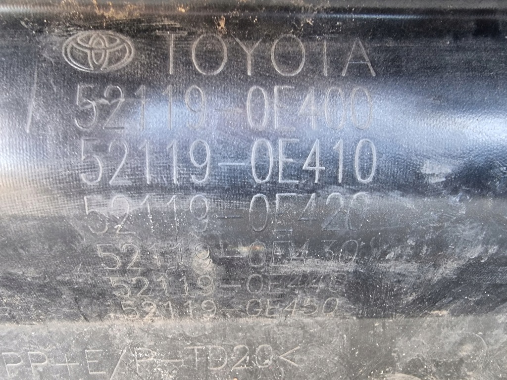 фото №11, Toyota highlander iv 4 19- бампер перед передний 52119-0e400