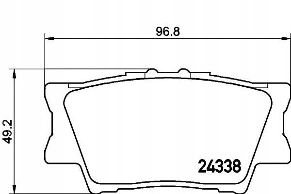 фото №9, Тормозные колодки ham. toyota rav-4