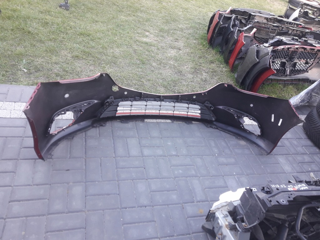 Mazda 6 gj 2015-2018 рестайлінг  бампер перед оригінал передній гарний колір 41v в Україні