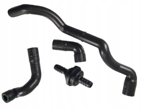 фото №2, 3x шланг патрубок вентиляція картера + клапан mercedes r171 r172 1.8