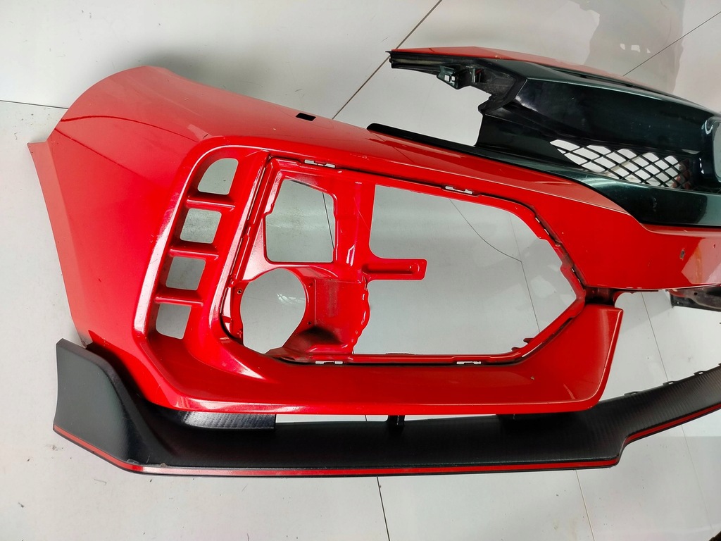 фото №3, Honda civic x 10 type r 17- бампер решётка радиатора