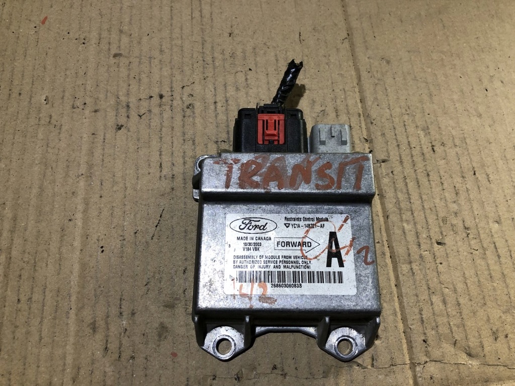 фото №1, Модуль датчик подушка безпеки ford transit mk6
