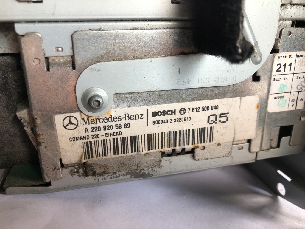 фото №4, Mercedes w220 w215 радіо навігація command navi оригінальний номер