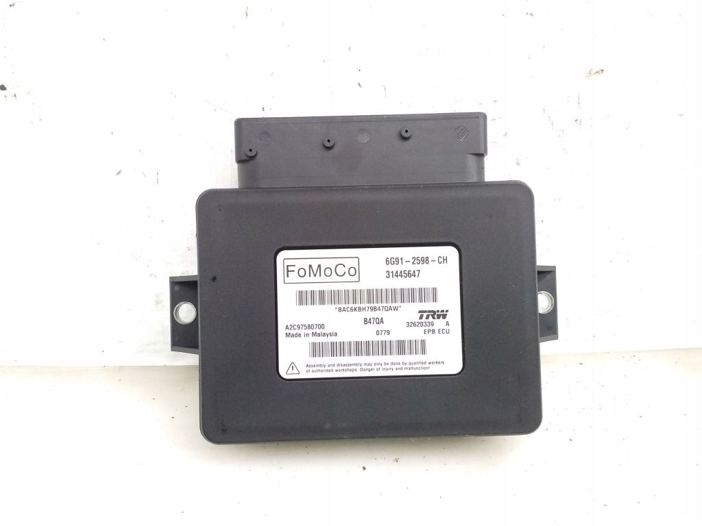 фото №1, Volvo s60 2017 модуль / блок управления тормоза ручного