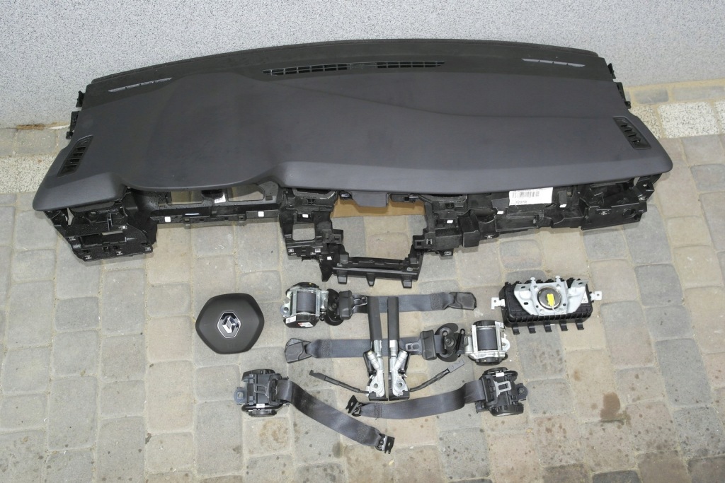 фото №1, Renault clio 5 v панель приладів консоль панель приладів pulpit полиця подушка безпеки ремені pas