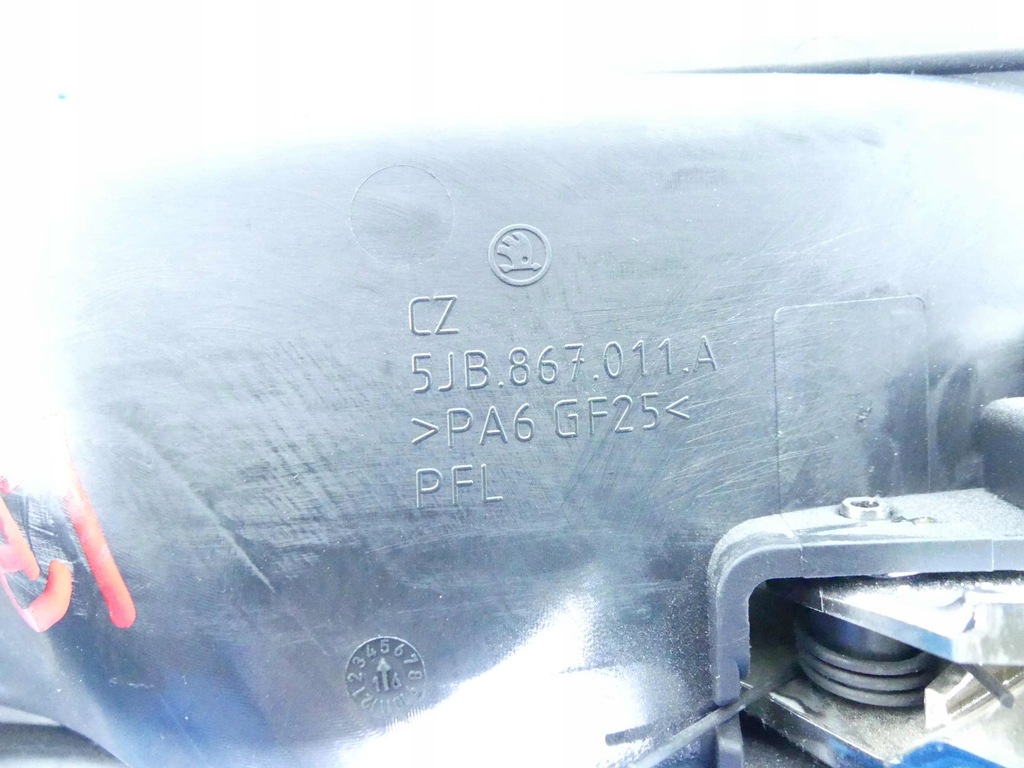 фото №4, Ручка внутренняя перед левая skoda rapid 5jb867011a