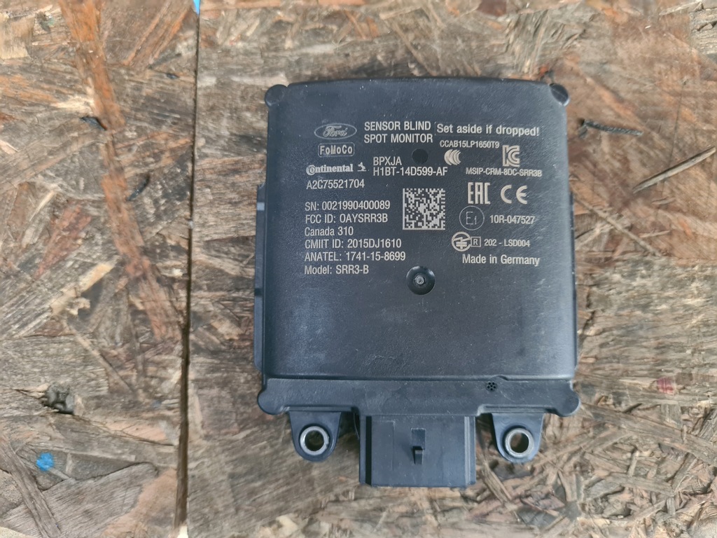 фото №1, Ford fiesta mk8 радар distronic h1bt-14d599-af