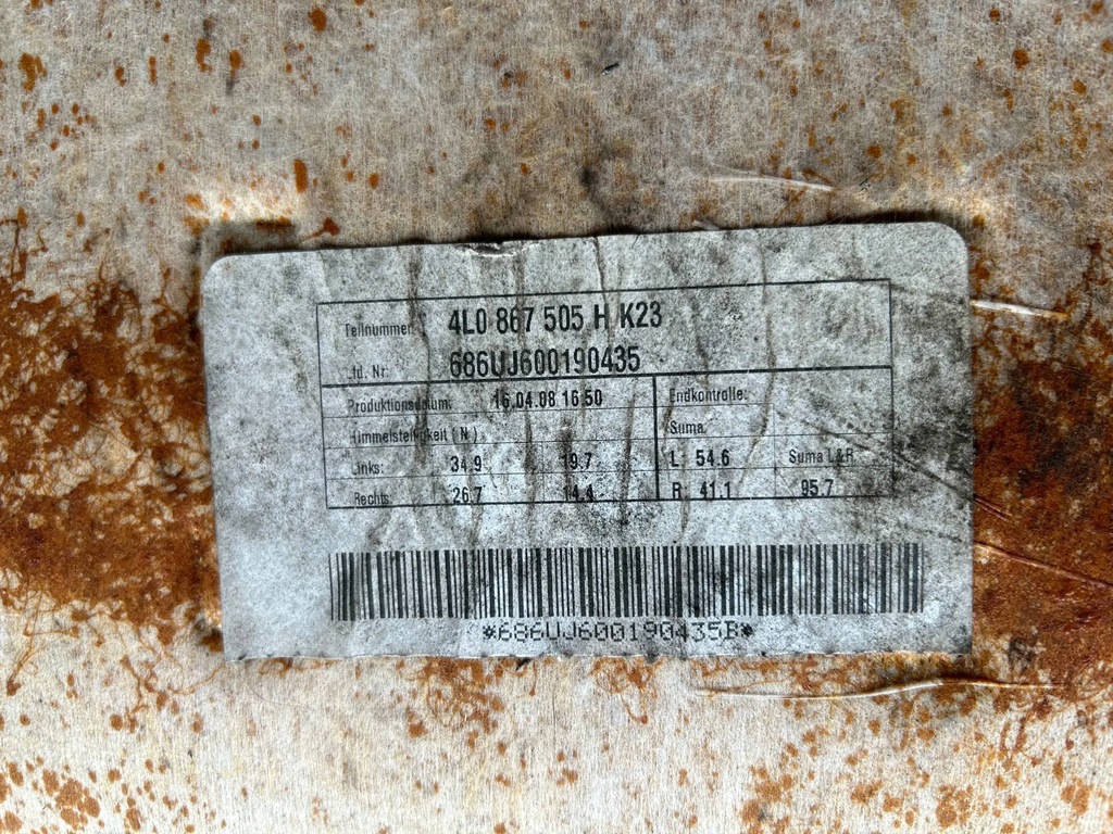 фото №9, Стеля czarna s-line audi q7 4l 2008 4l0867505h