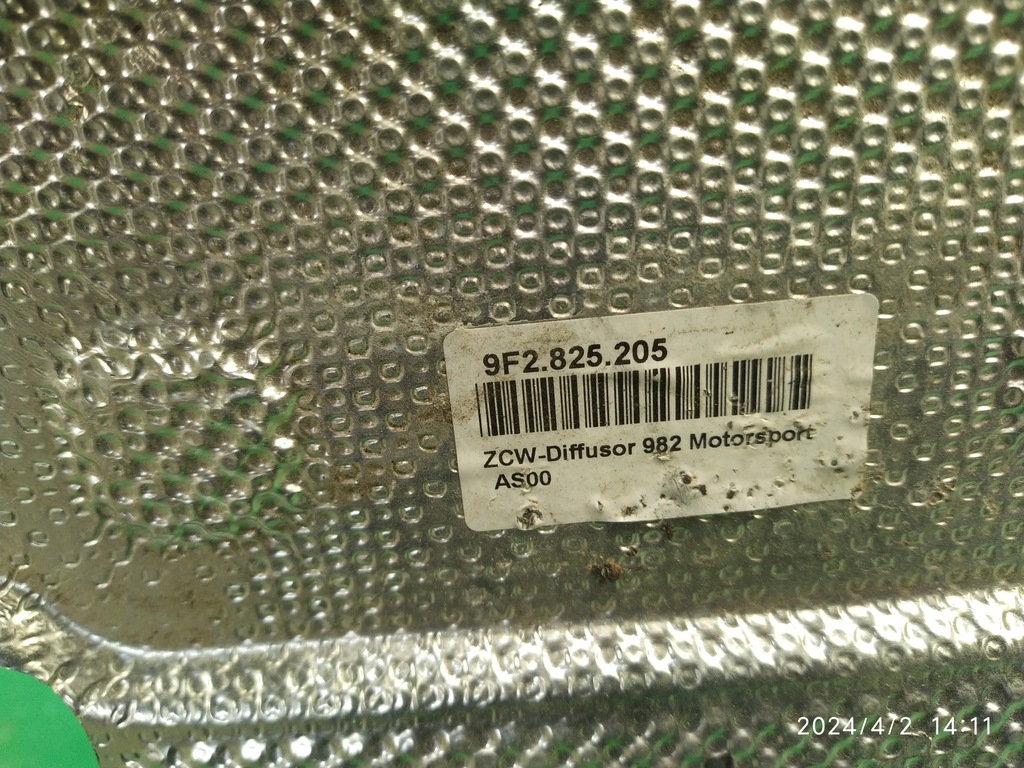 фото №6, Защита нижняя подвеска porsche 718 982 gt cayman 9f2825205