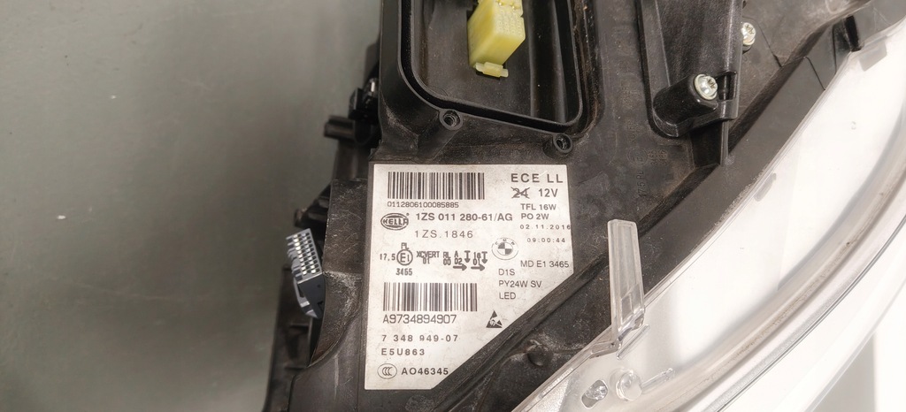 фото №14, Лампа перед bi ксенон led bmw z4 ii e89 dynamic поворотный lci 13-19r lift