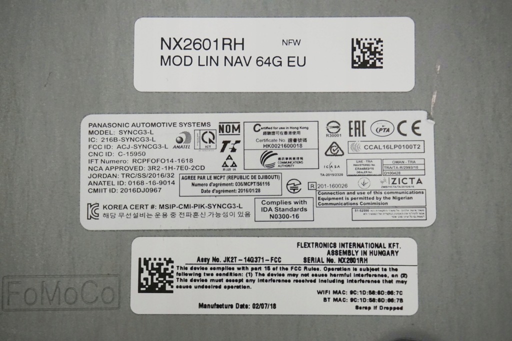 фото №7, Модуль навигации ford fiesta active vii mk8