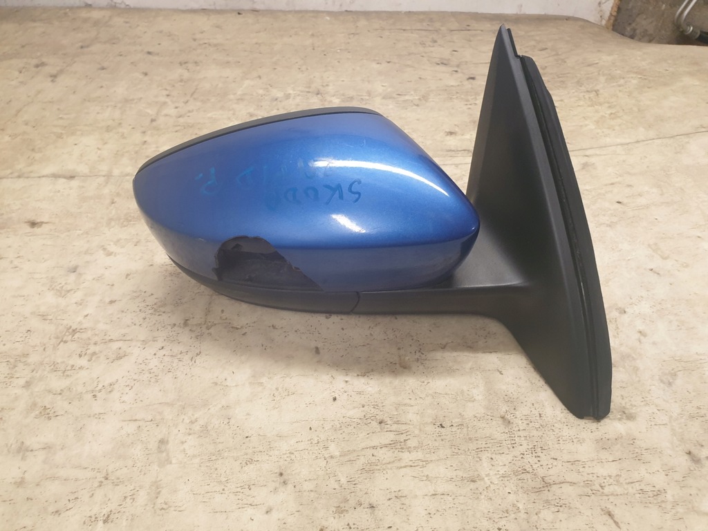 фото №2, Skoda rapid зеркало наружное правое 5jc857408c