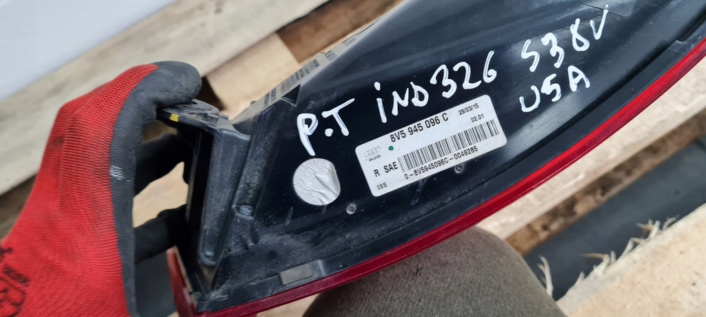 фото №8, S3 8v sedan a3 лампа led права правий задня w крила usa 8v5945096c