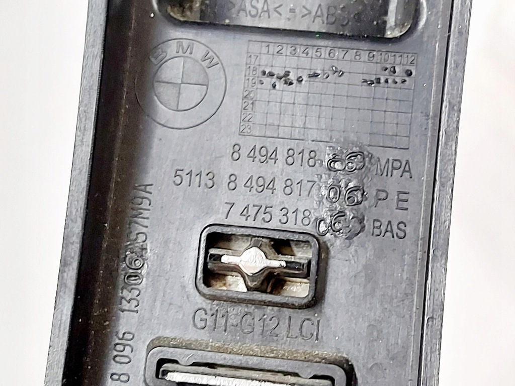 фото №9, Bmw 7 g11 g12 19r. решётка радиатора решётка радиатора бампера хром 8494818