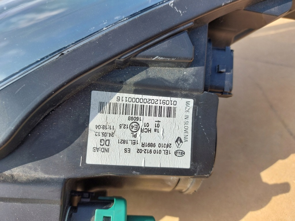 фото №6, Лампа передняя правая renault zoe