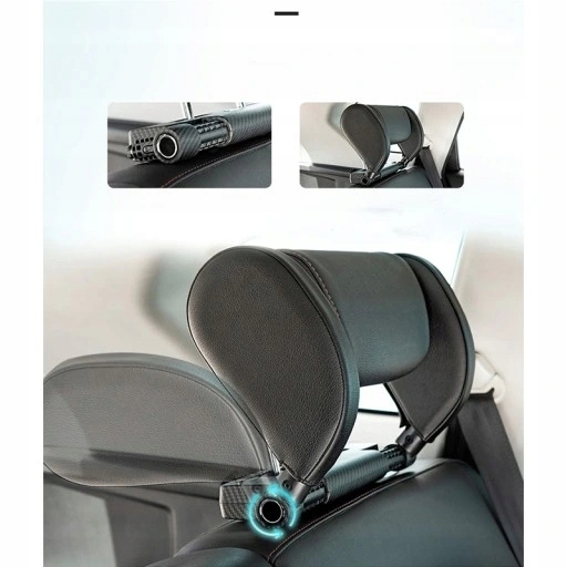 фото №7, Подголовник автомобиля спинка головы подушка - карбон