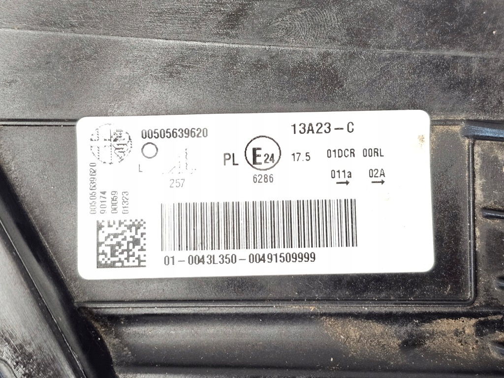 Фара alfa romeo stelvio 2016 - ксенон + led левый перед европа оригинал  левая Недорого