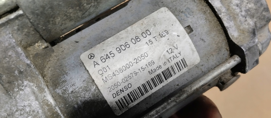 фото №4, Стартер mercedes b klasa w246 1.8 cdi a6459060800 q01