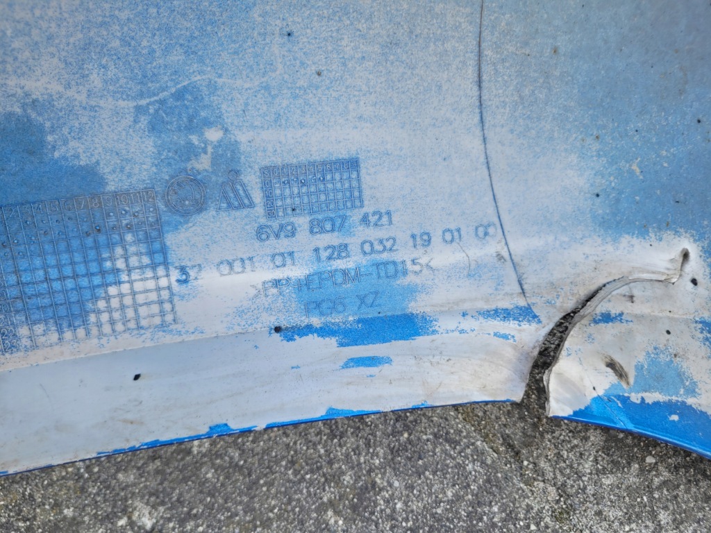 фото №9, Бампер задняя задний skoda fabia 3 iii przed liftem kombi 2014-18