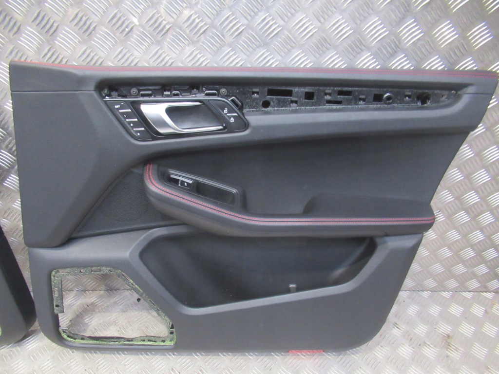 фото №8, Porsche macan lift gts шкіра сидіння заднє сидіння обшивки салон czerwona nic