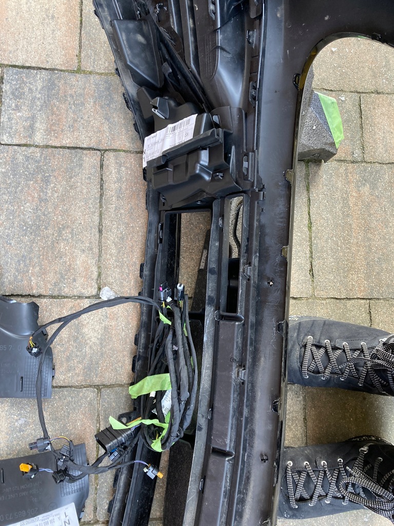 фото №13, Mercedes c klasa 206 w206 amg бампер передний