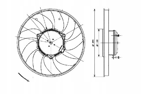 фото №2, Вентилятор радіатора mercedes sprinter valeo