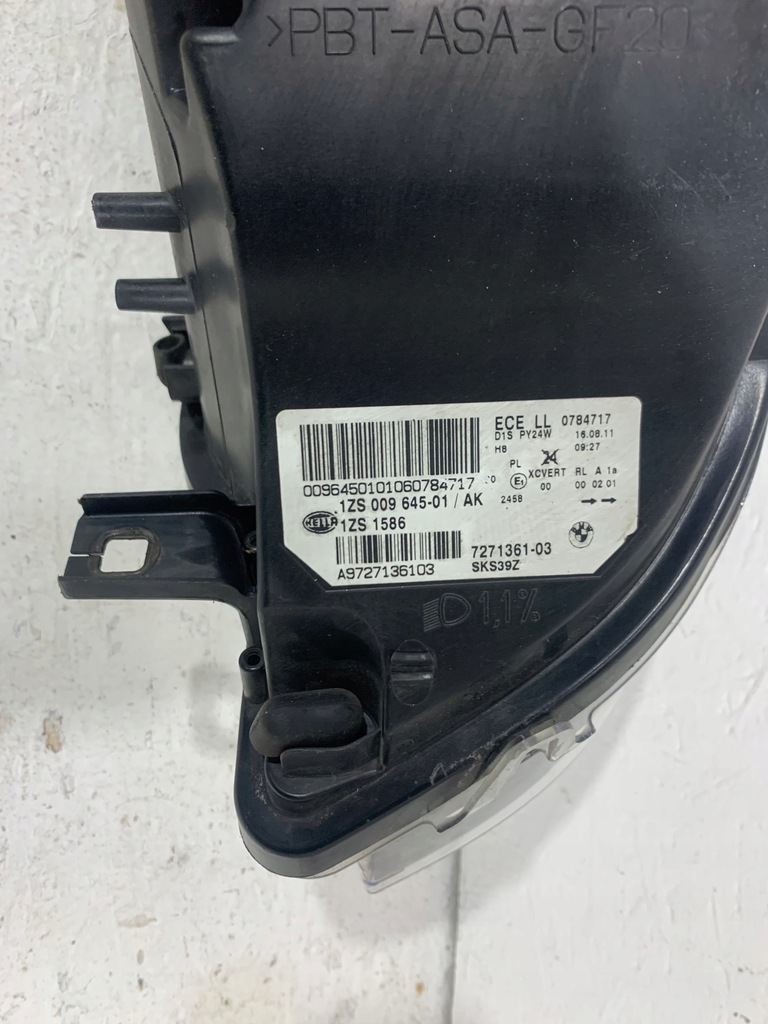 фото №9, Лампа bmw x6 e71 bixenon поворотні 7271361-03 ліва