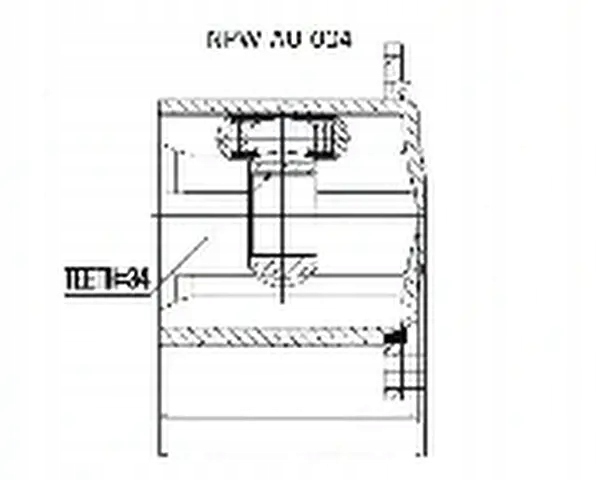 Купить Шрус  полуось npw-au-004 nty audi a4 b8 8k2